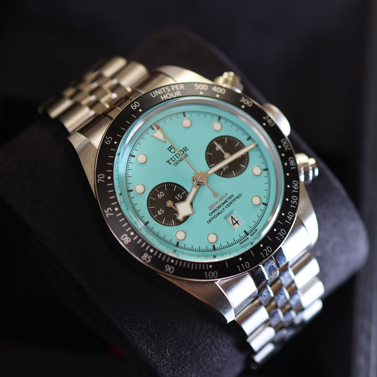 Tudor Black Bay Chrono Flamingo Blue 79360N
