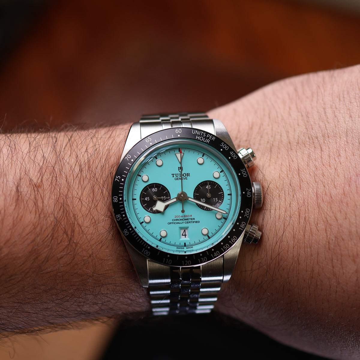Tudor Black Bay Chrono Flamingo Blue 79360N