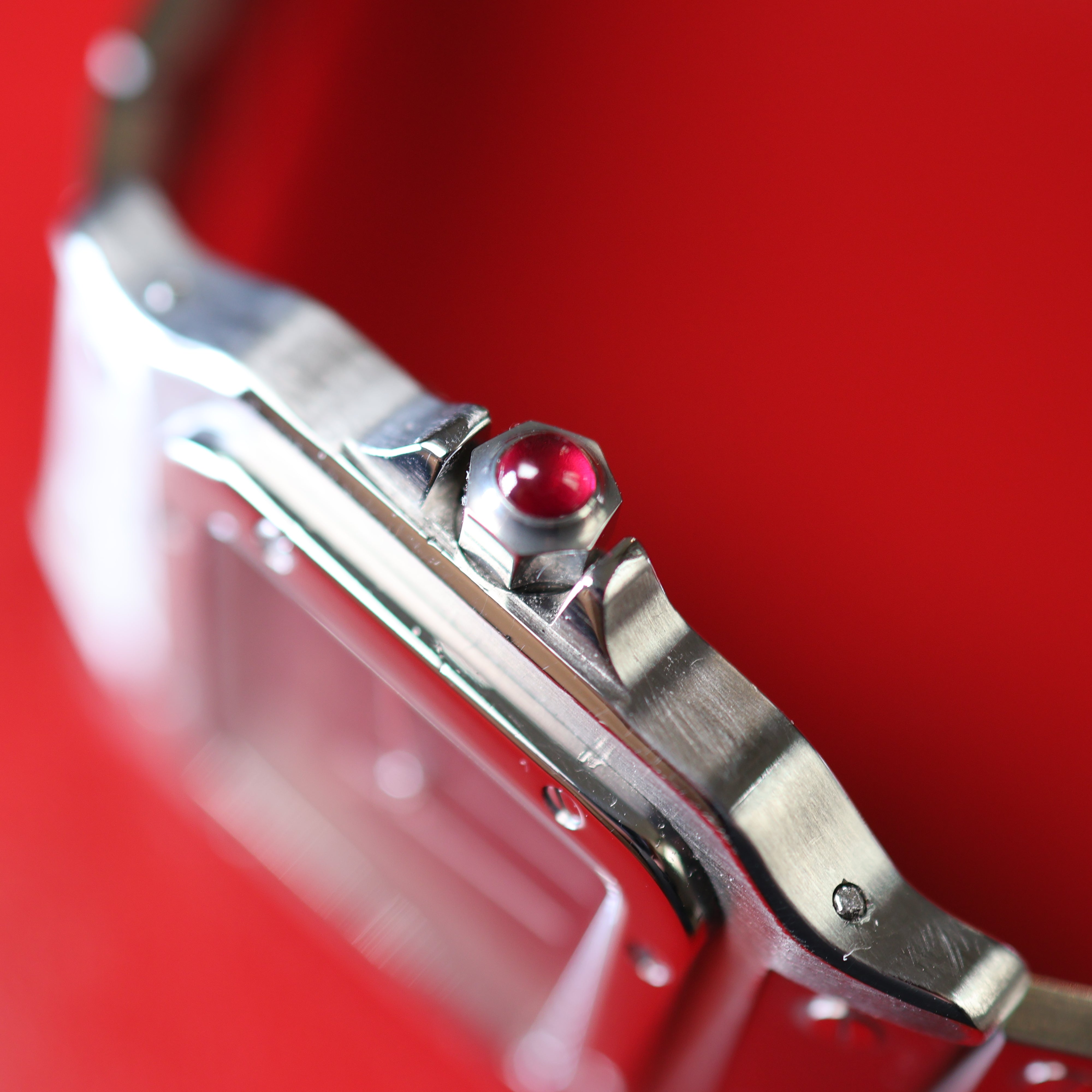 Cartier Santos Burgundy 2960