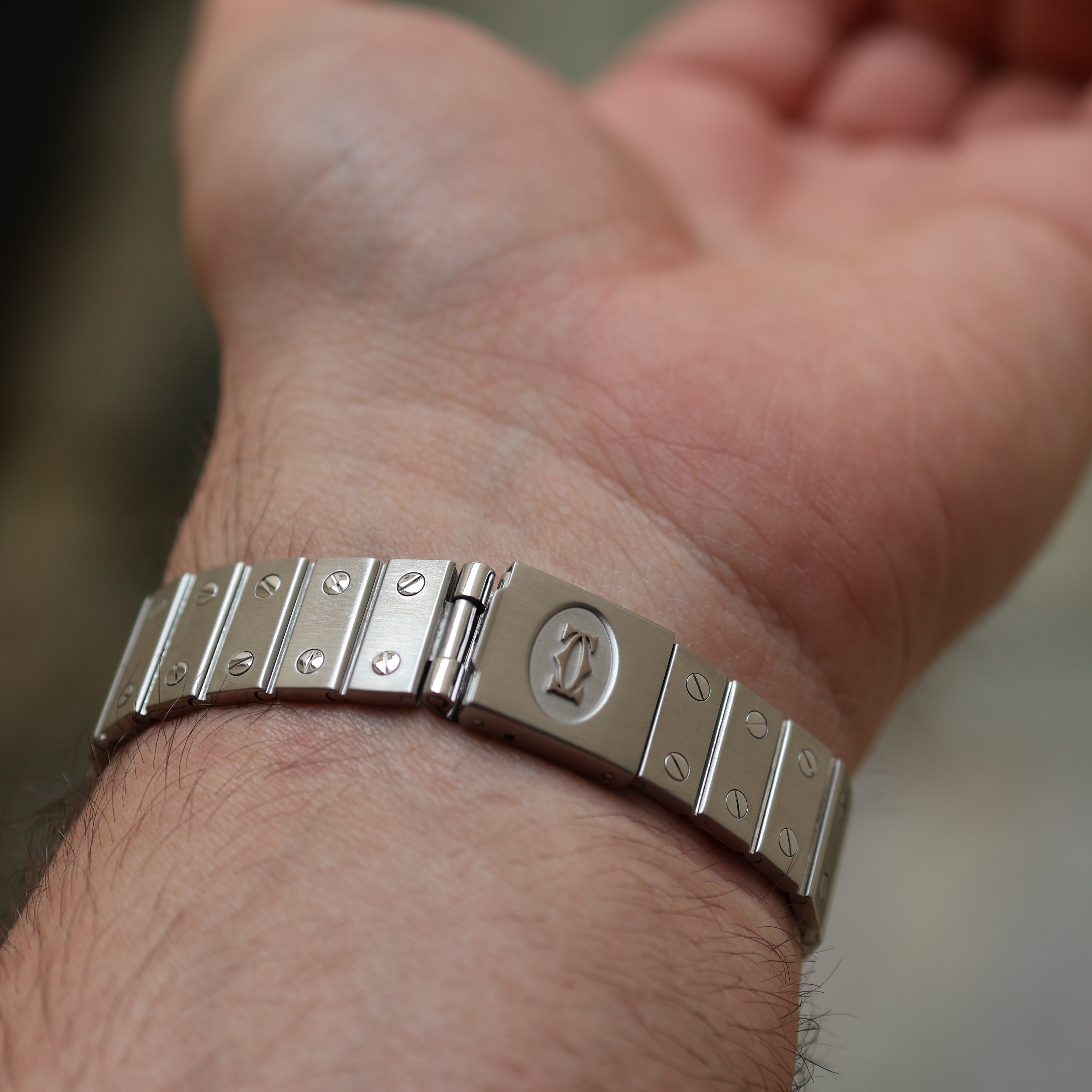 Cartier Santos Burgundy 2960
