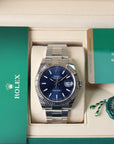 Rolex Datejust Blue Dial Oyster 116334