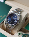 Rolex Datejust Blue Dial Oyster 116334
