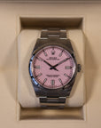 Rolex Oyster Perpetual Pink Dial 126000