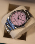 Rolex Oyster Perpetual Pink Dial 126000