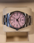 Rolex Oyster Perpetual Pink Dial 126000