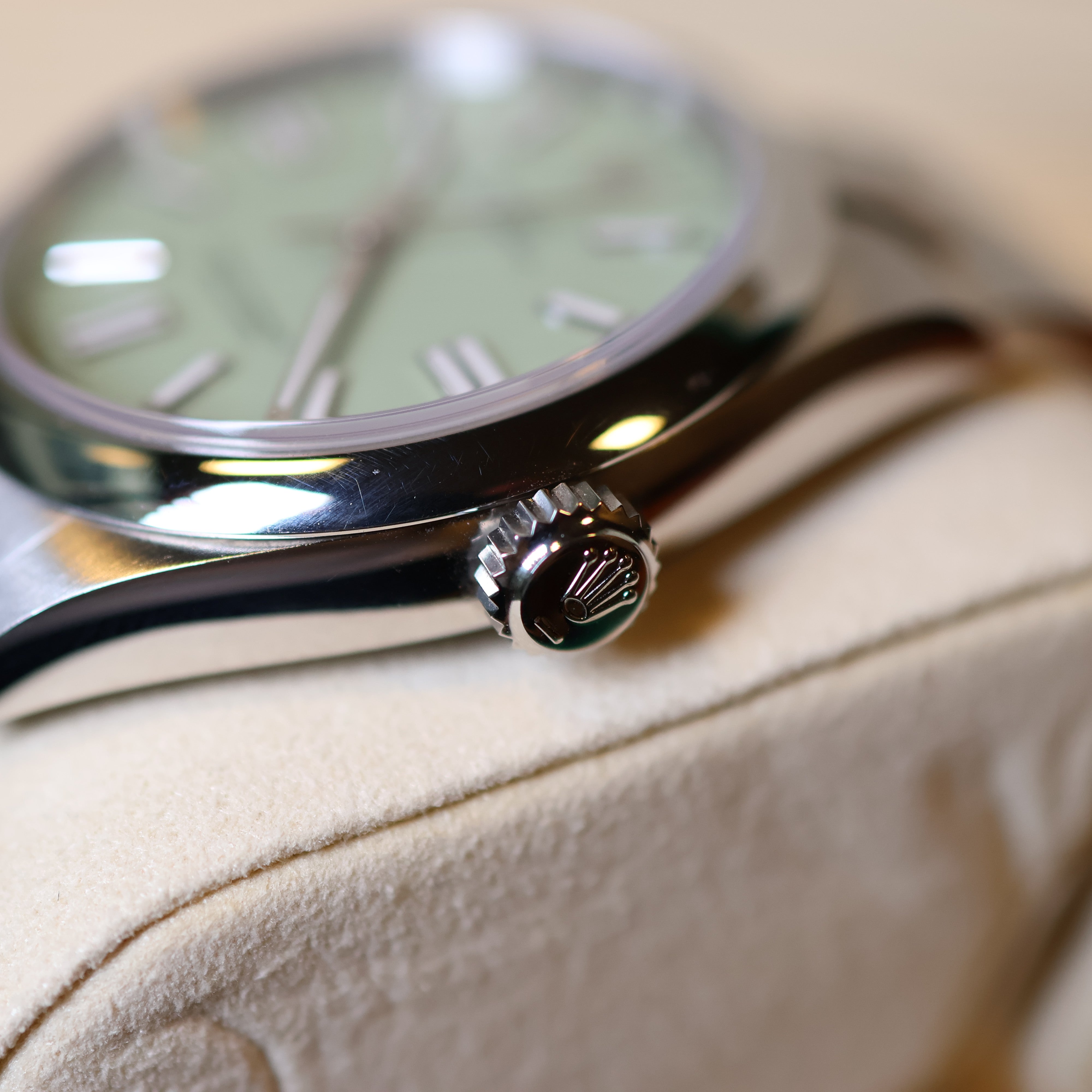 Rolex Oyster Perpetual Pistachio Dial 134300