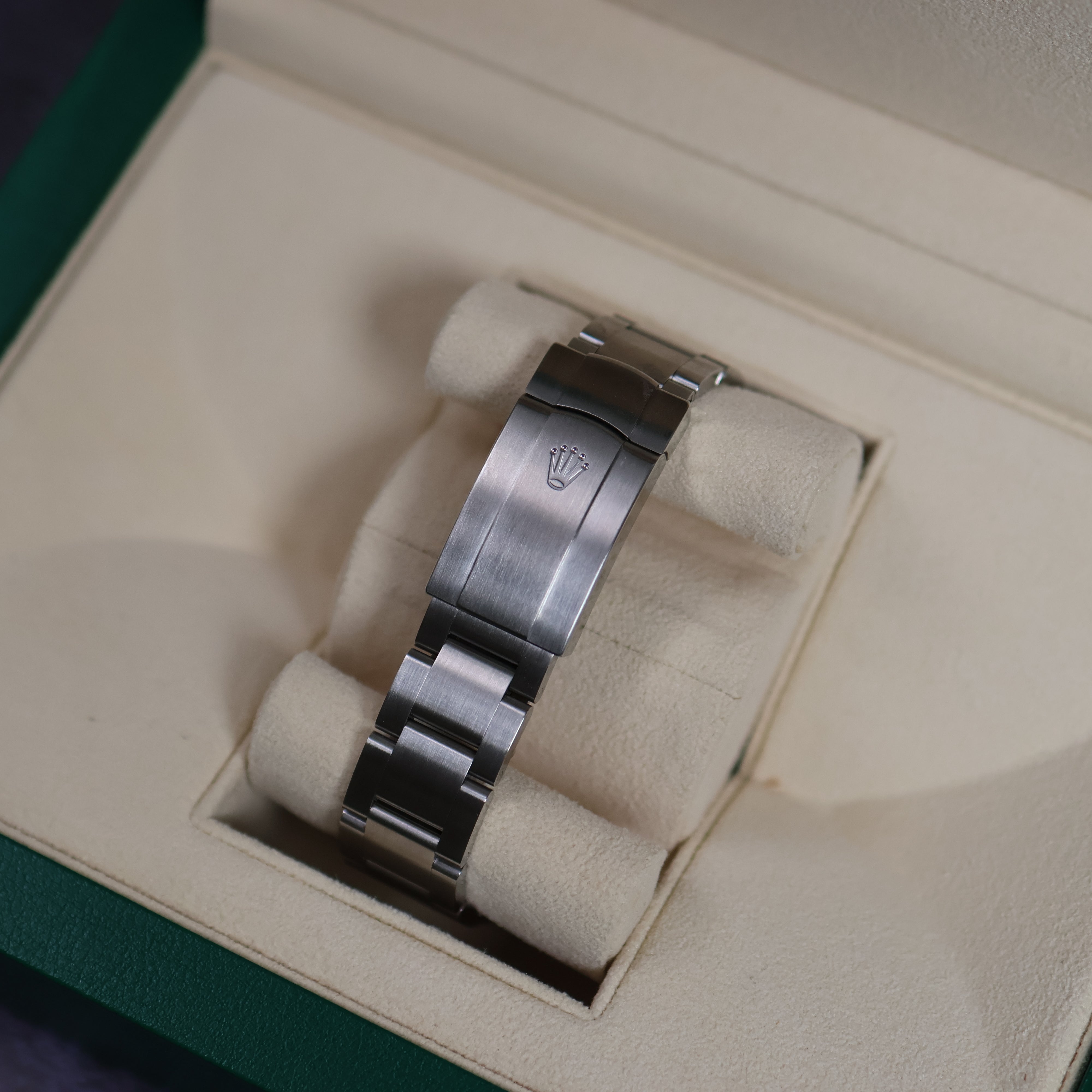 Rolex Oyster Perpetual Green Dial 124300