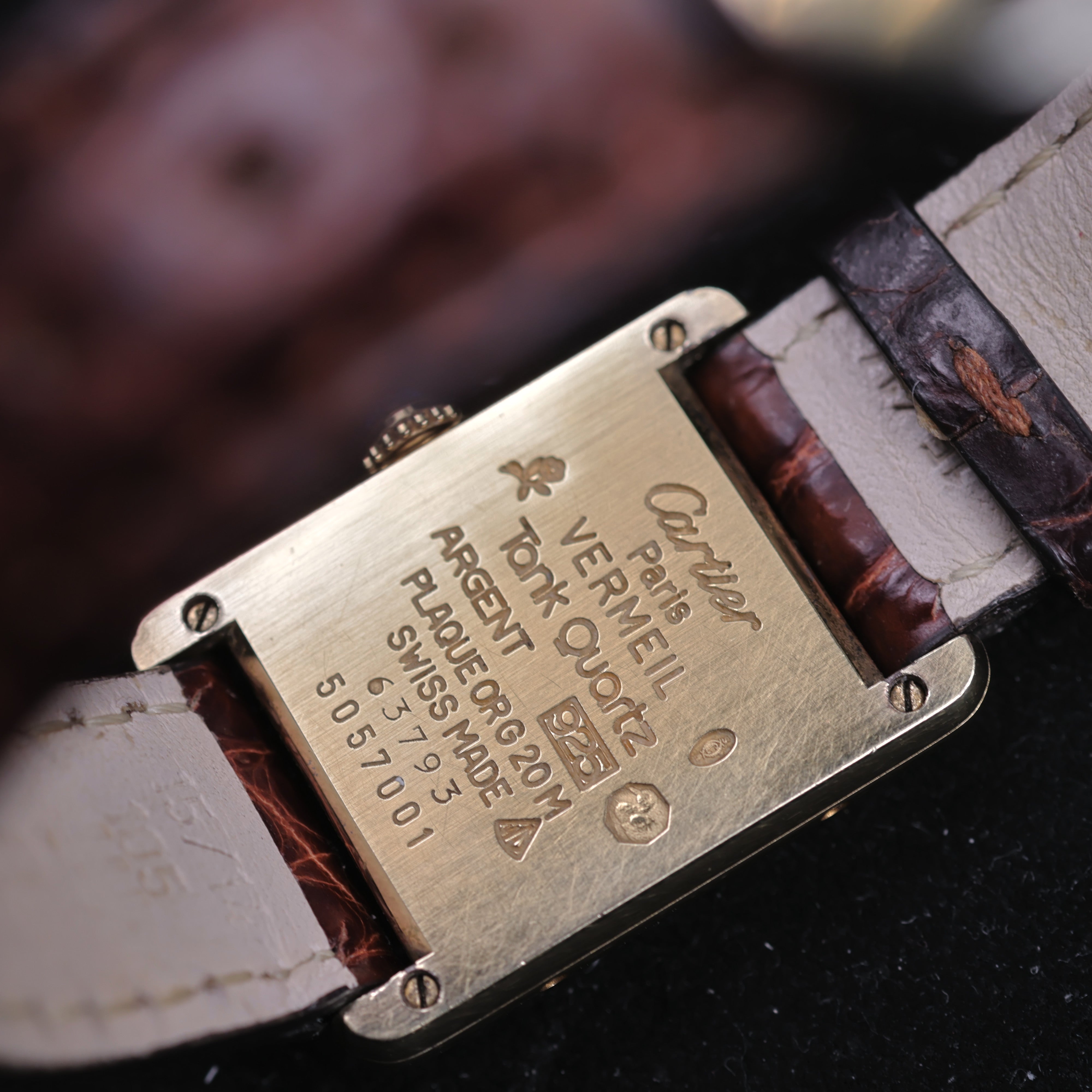 Cartier Tank Vermeil 5057001