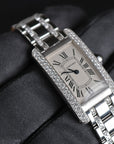 Cartier Tank Americaine Platine Diamonds 1713