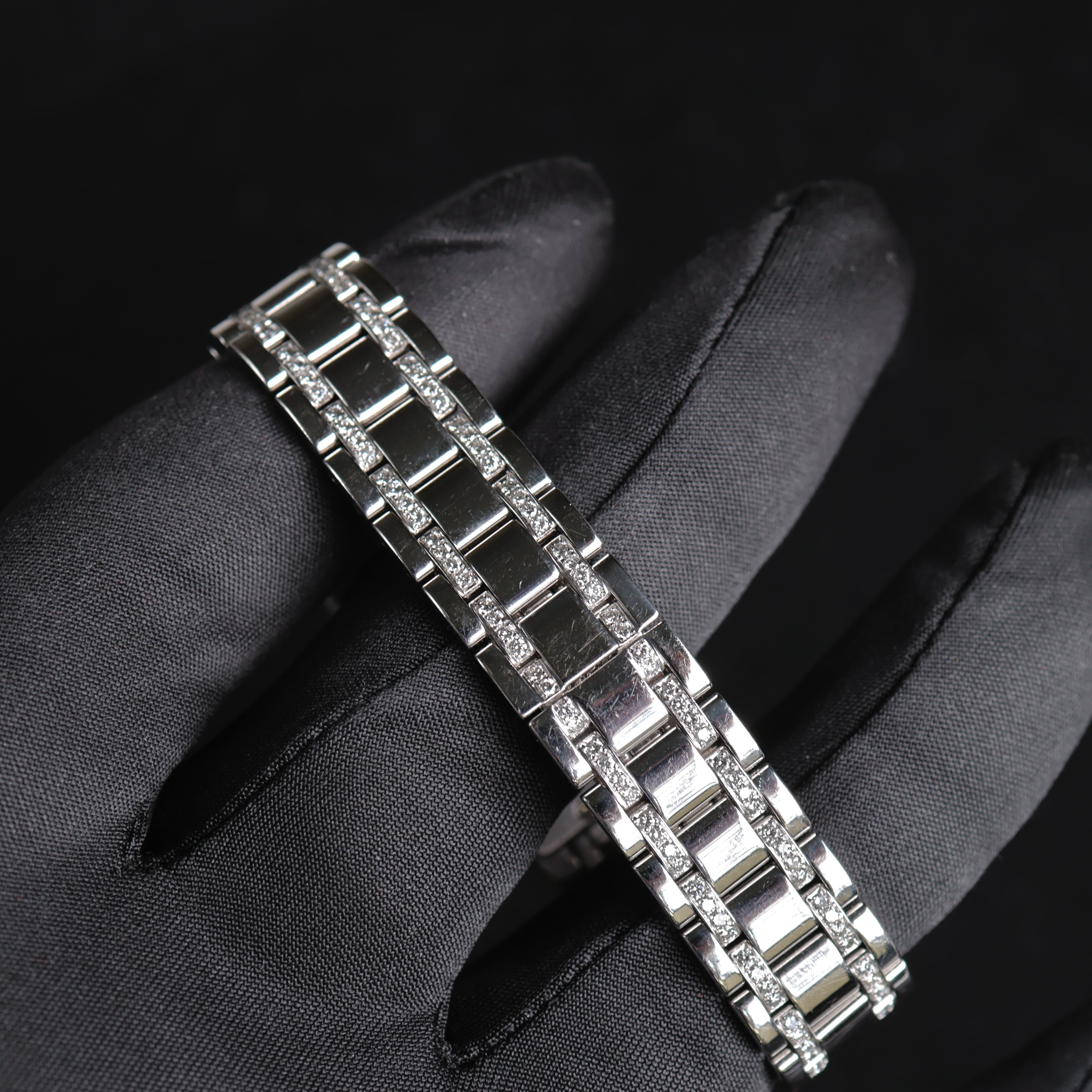 Cartier Tank Americaine Platine Diamonds 1713