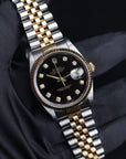 Rolex Datejust Black Diamond Dial 16233