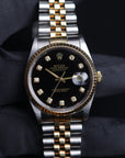 Rolex Datejust Black Diamond Dial 16233