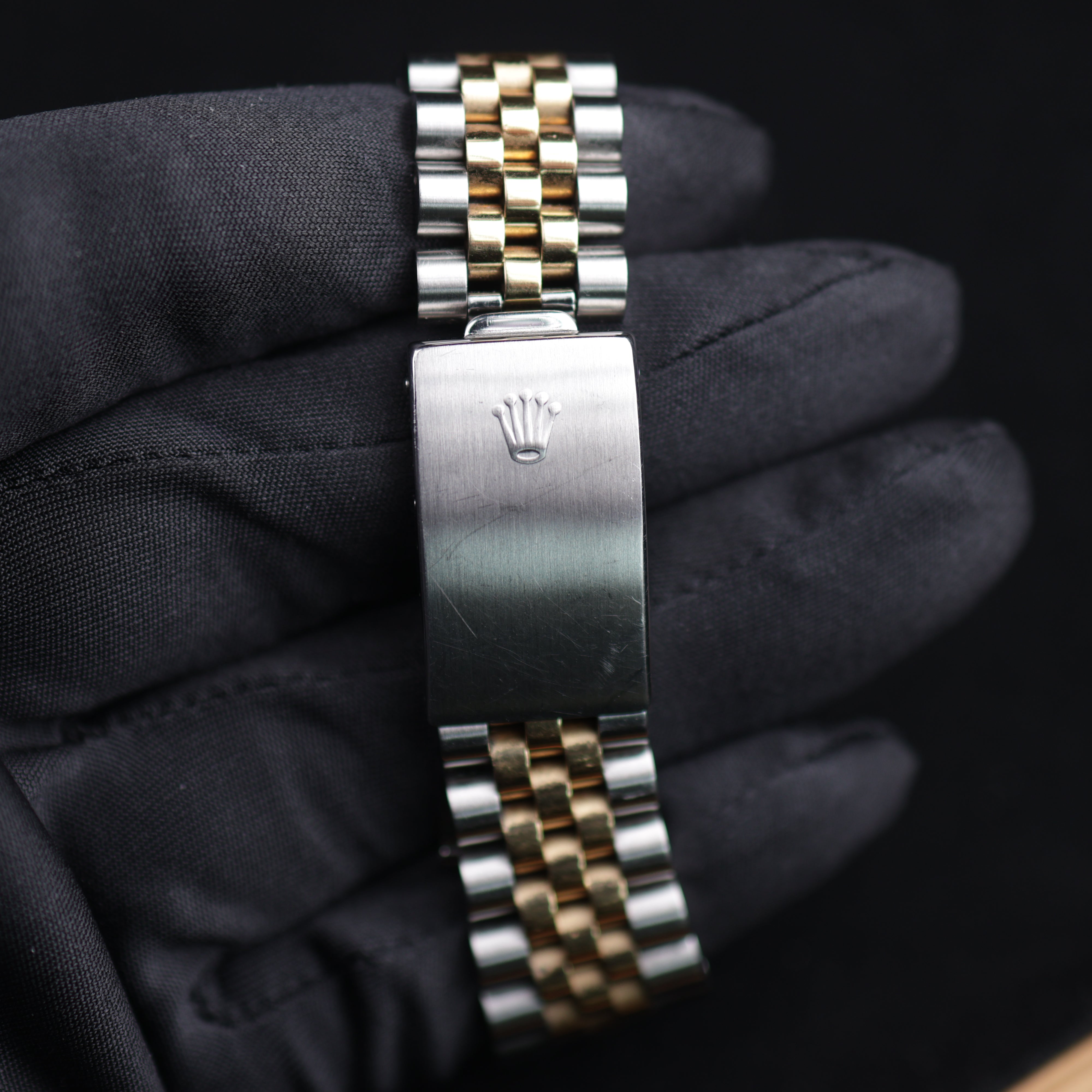 Rolex Datejust Champagne Diamond Dial 16233