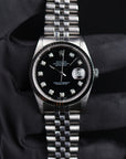 Rolex Datejust Black Diamond Dial 16234