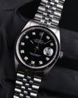 Rolex Datejust Black Diamond Dial 16234