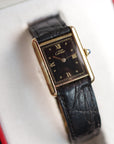 Cartier Tank Must Vermeil Black 590005