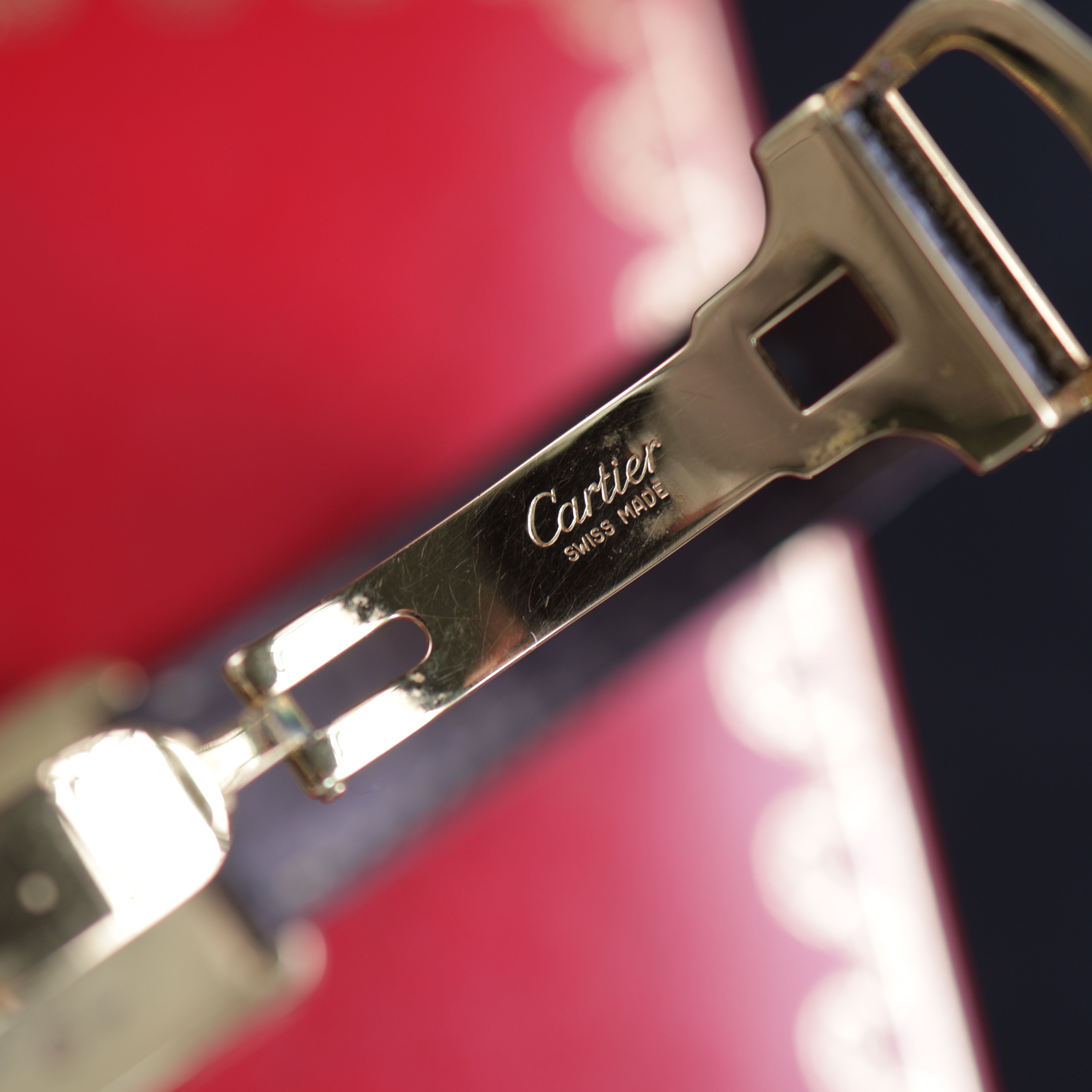 Cartier Tank Must Vermeil Black 590005