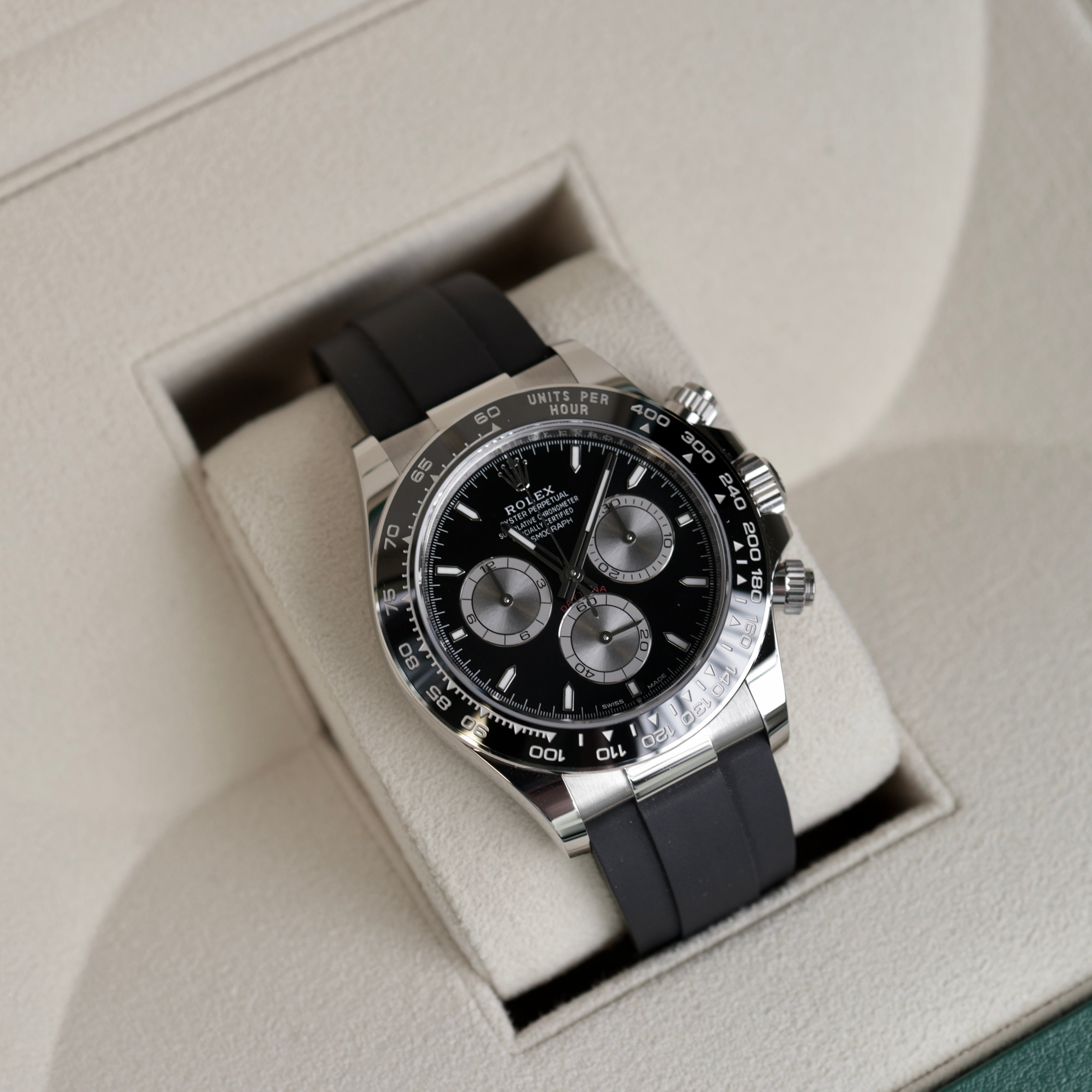 Rolex Daytona "Baby Le Mans" Oysterflex White Gold 126519LN