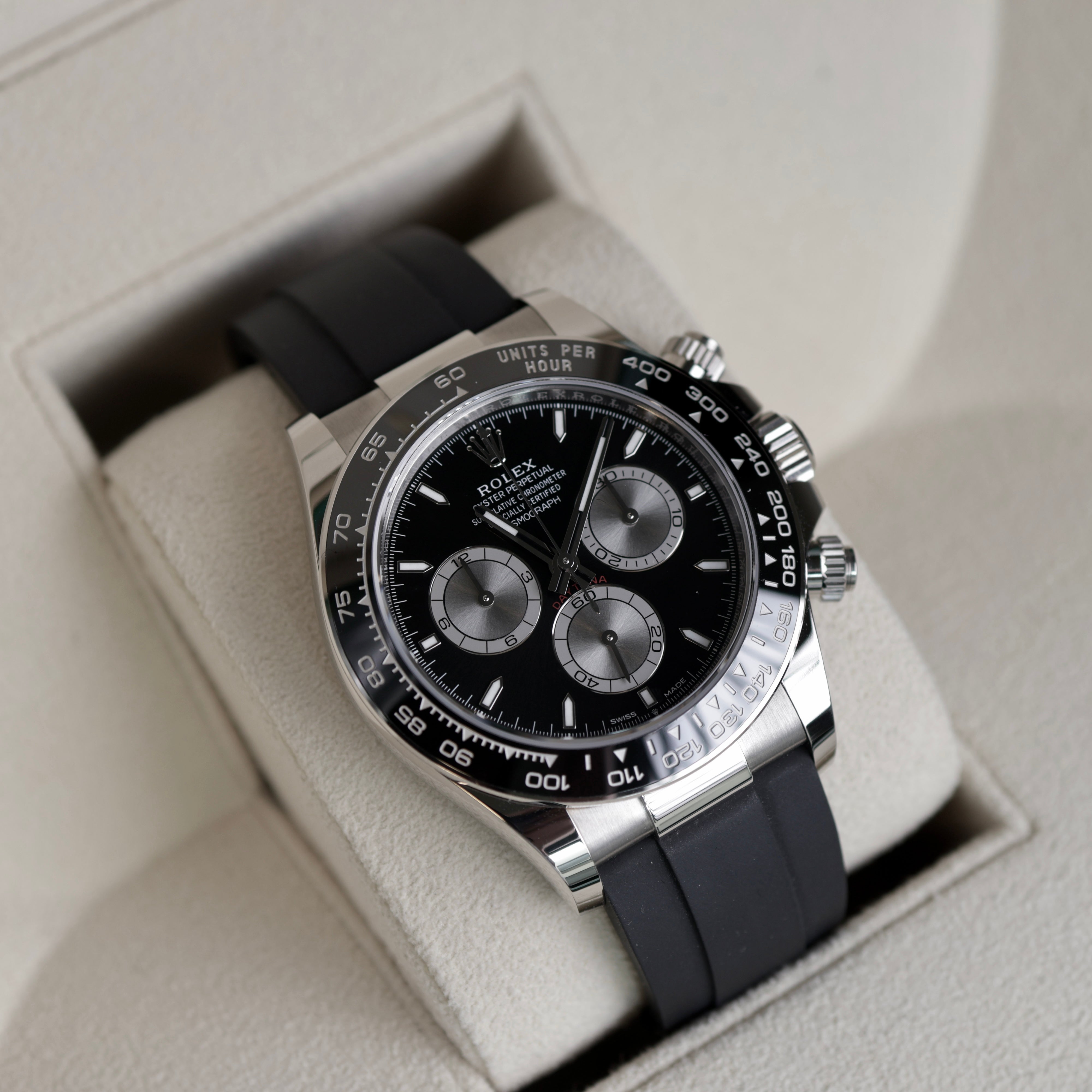 Rolex Daytona "Baby Le Mans" Oysterflex White Gold 126519LN