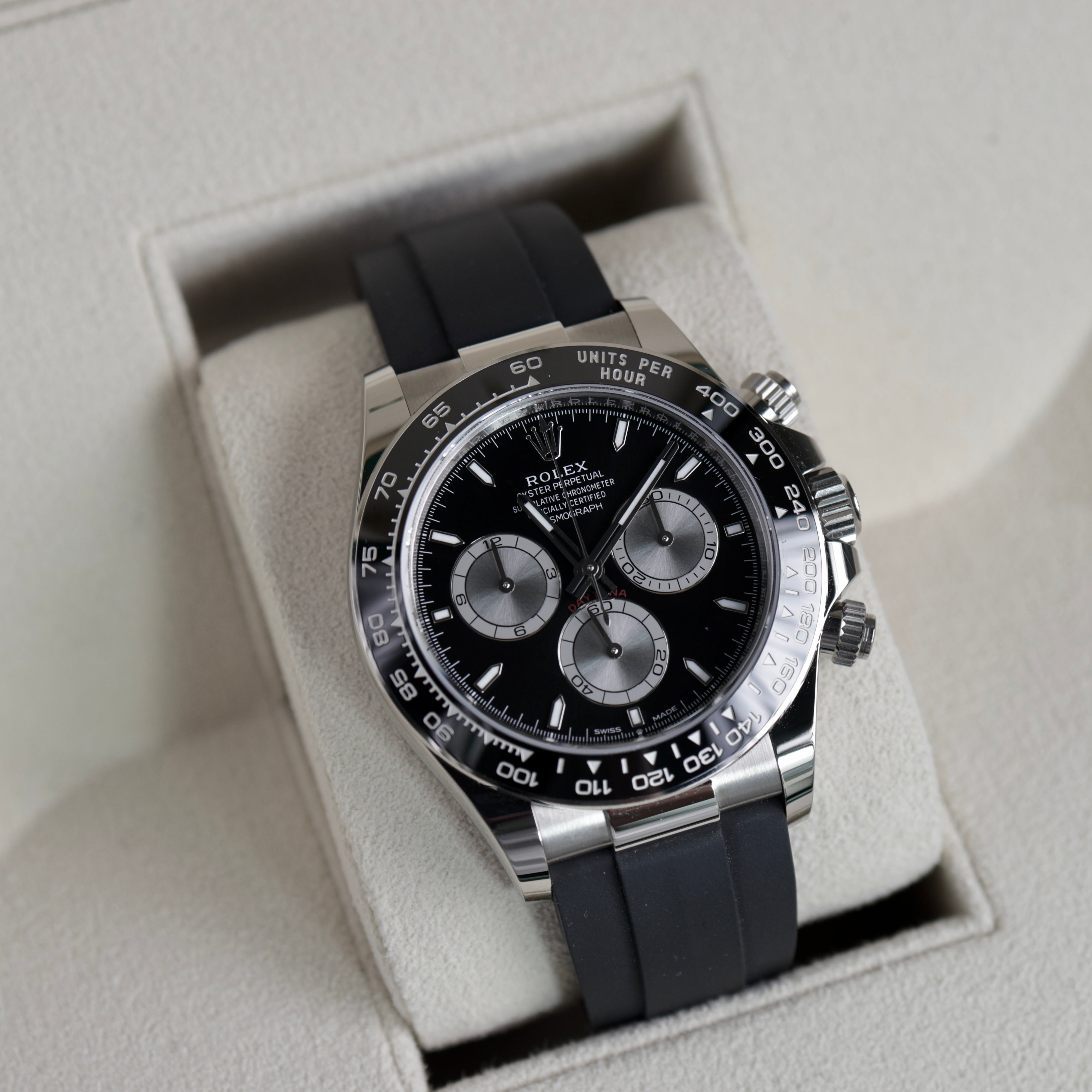 Rolex Daytona "Baby Le Mans" Oysterflex White Gold 126519LN