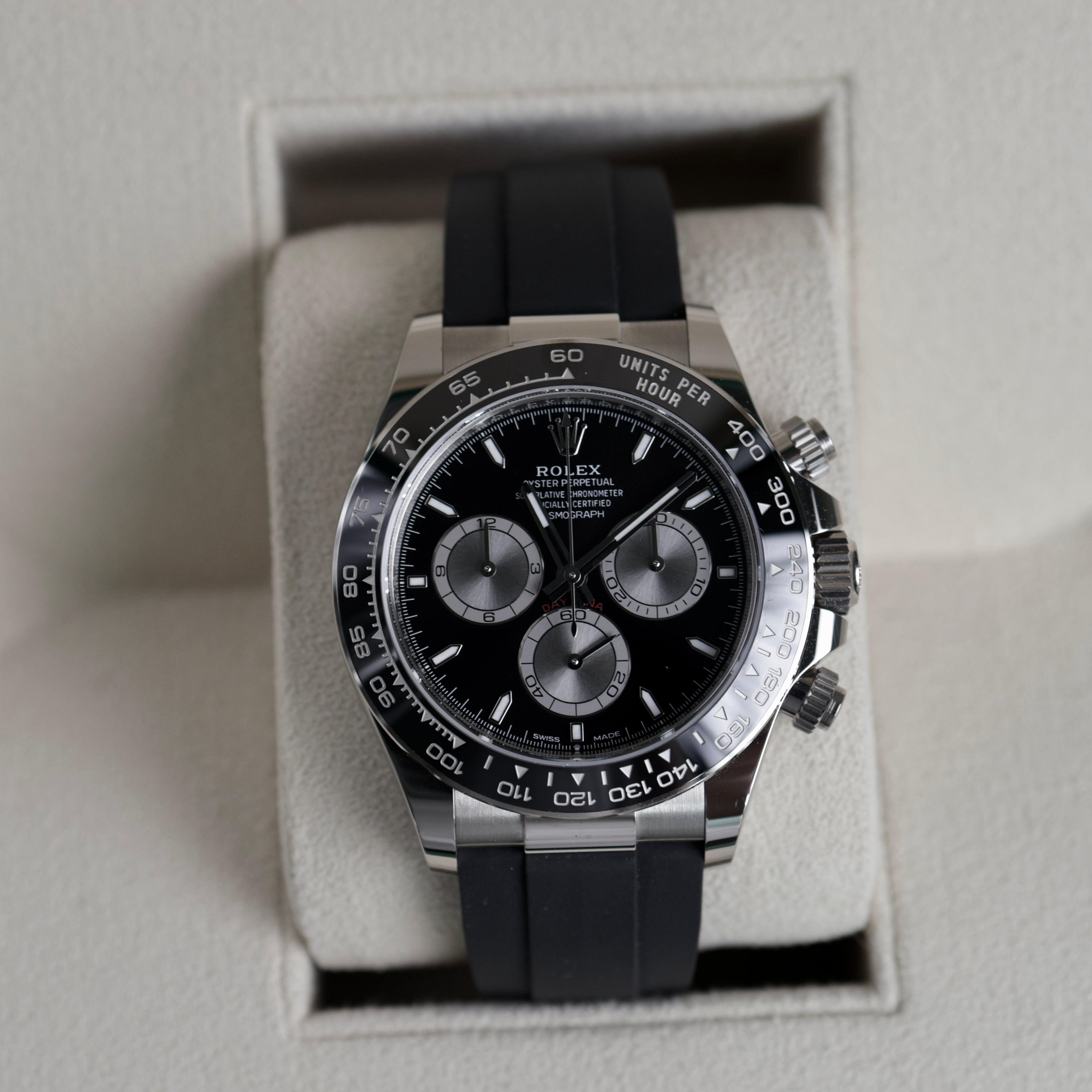 Rolex Daytona "Baby Le Mans" Oysterflex White Gold 126519LN