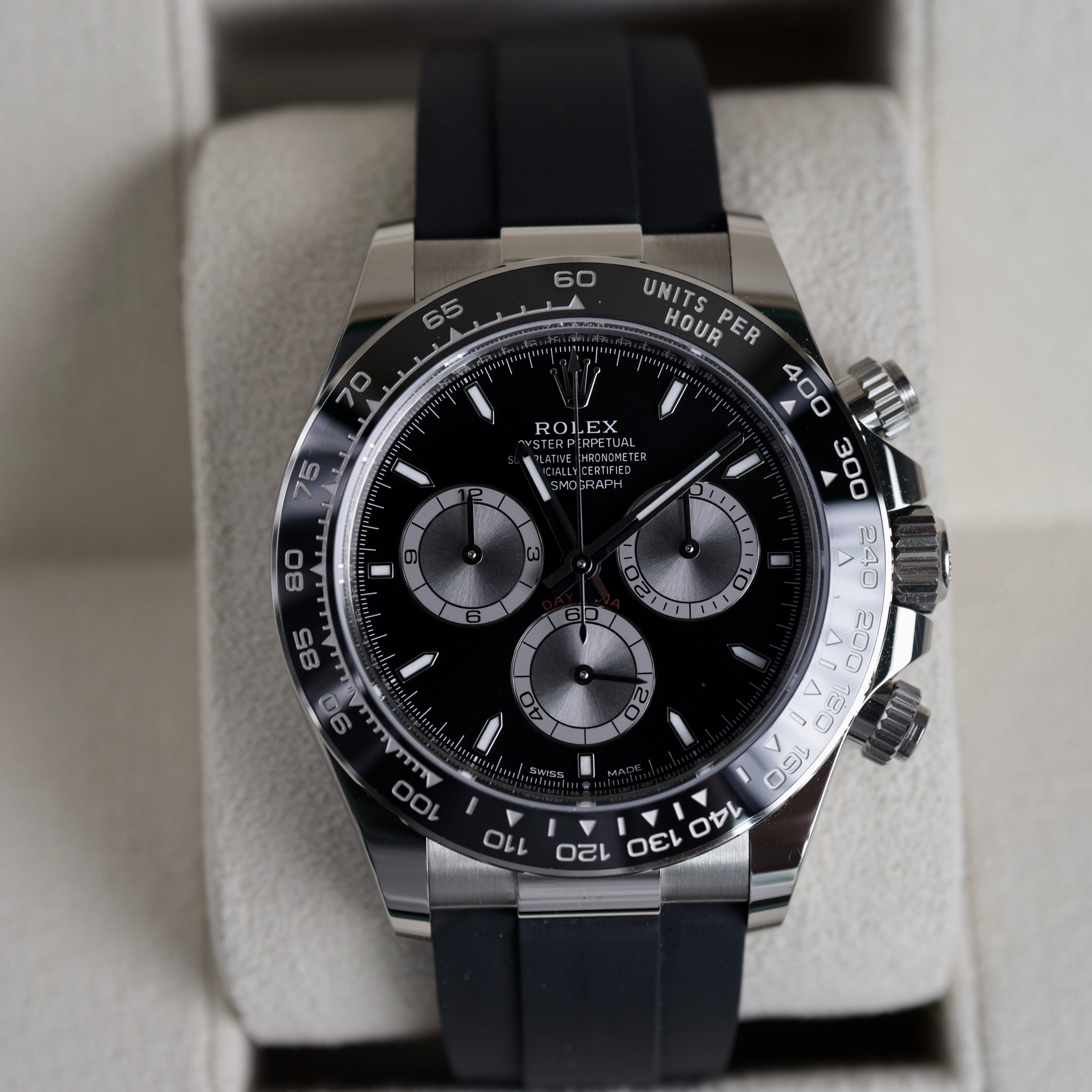 Rolex Daytona "Baby Le Mans" Oysterflex White Gold 126519LN
