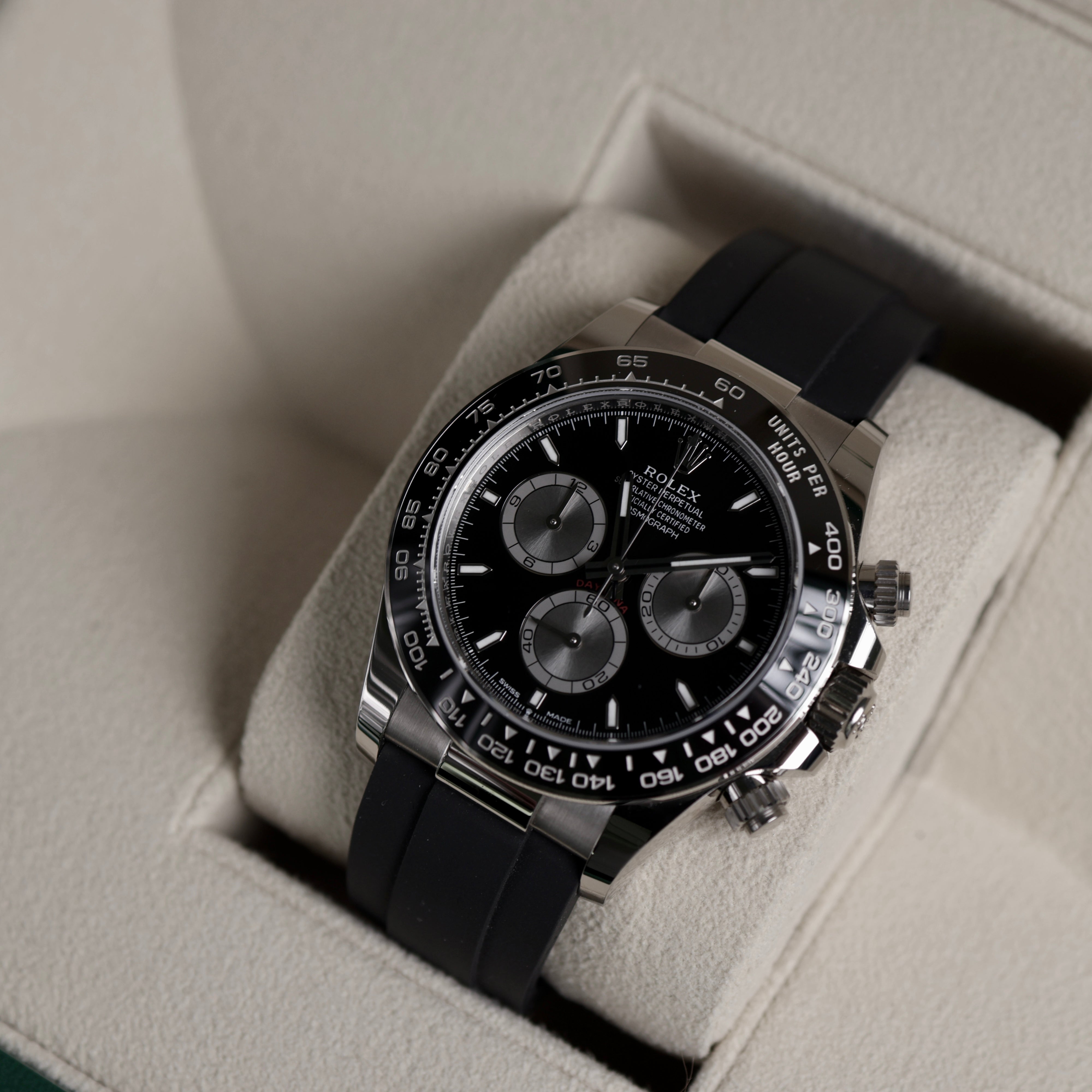 Rolex Daytona "Baby Le Mans" Oysterflex White Gold 126519LN