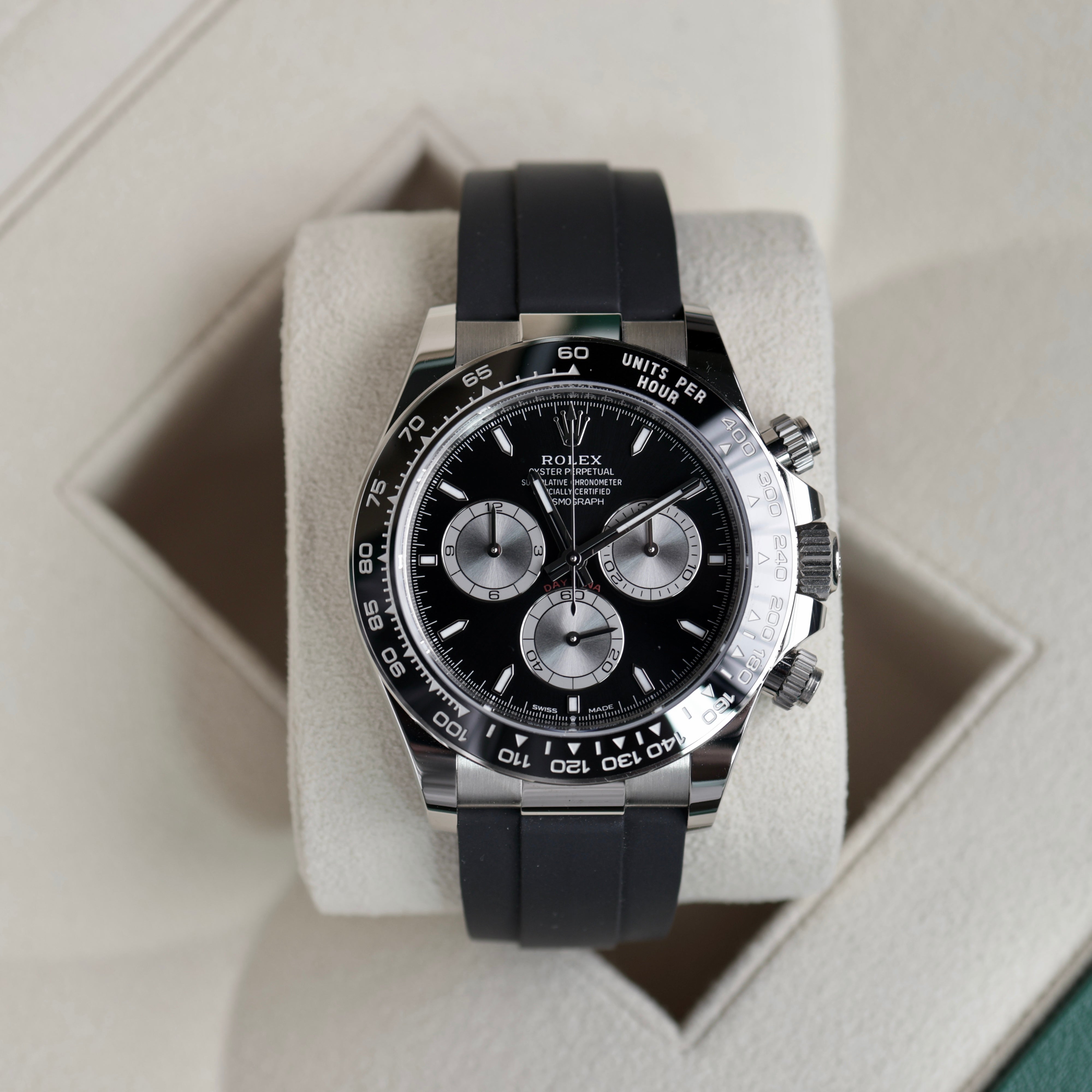 Rolex Daytona "Baby Le Mans" Oysterflex White Gold 126519LN