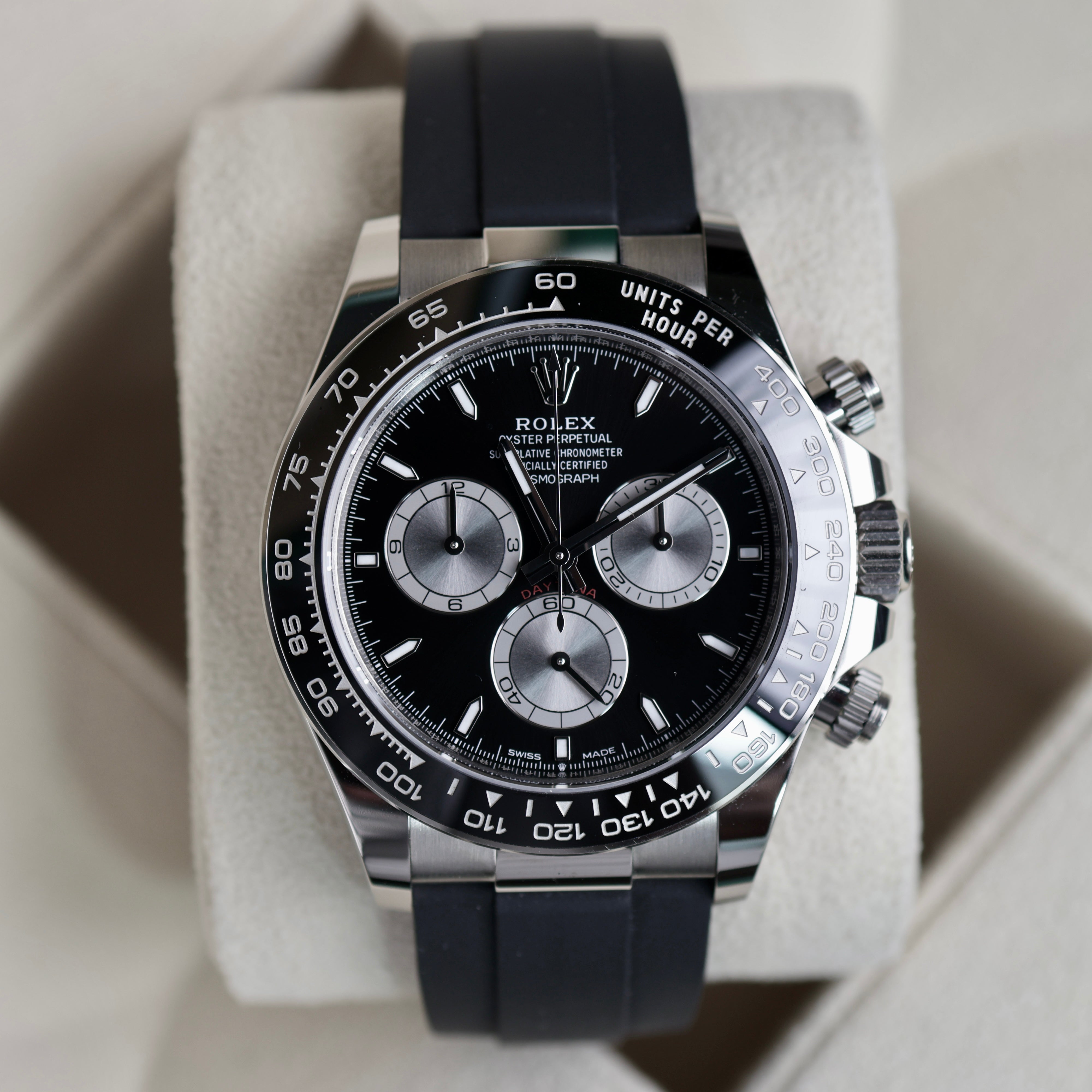 Rolex Daytona "Baby Le Mans" Oysterflex White Gold 126519LN