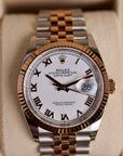 Rolex Datejust White Roman Dial Jubilée 126231