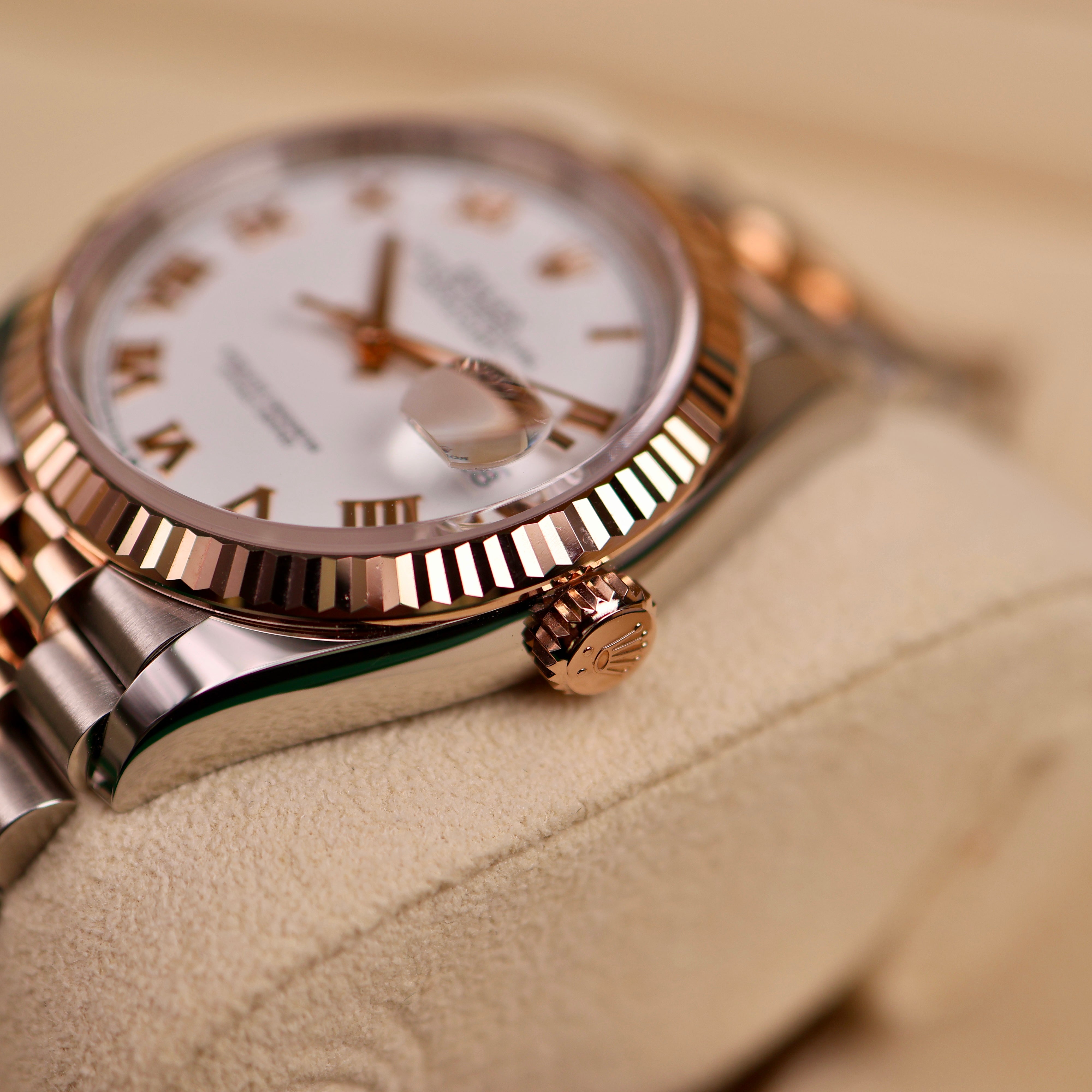 Rolex Datejust White Roman Dial Jubilée 126231