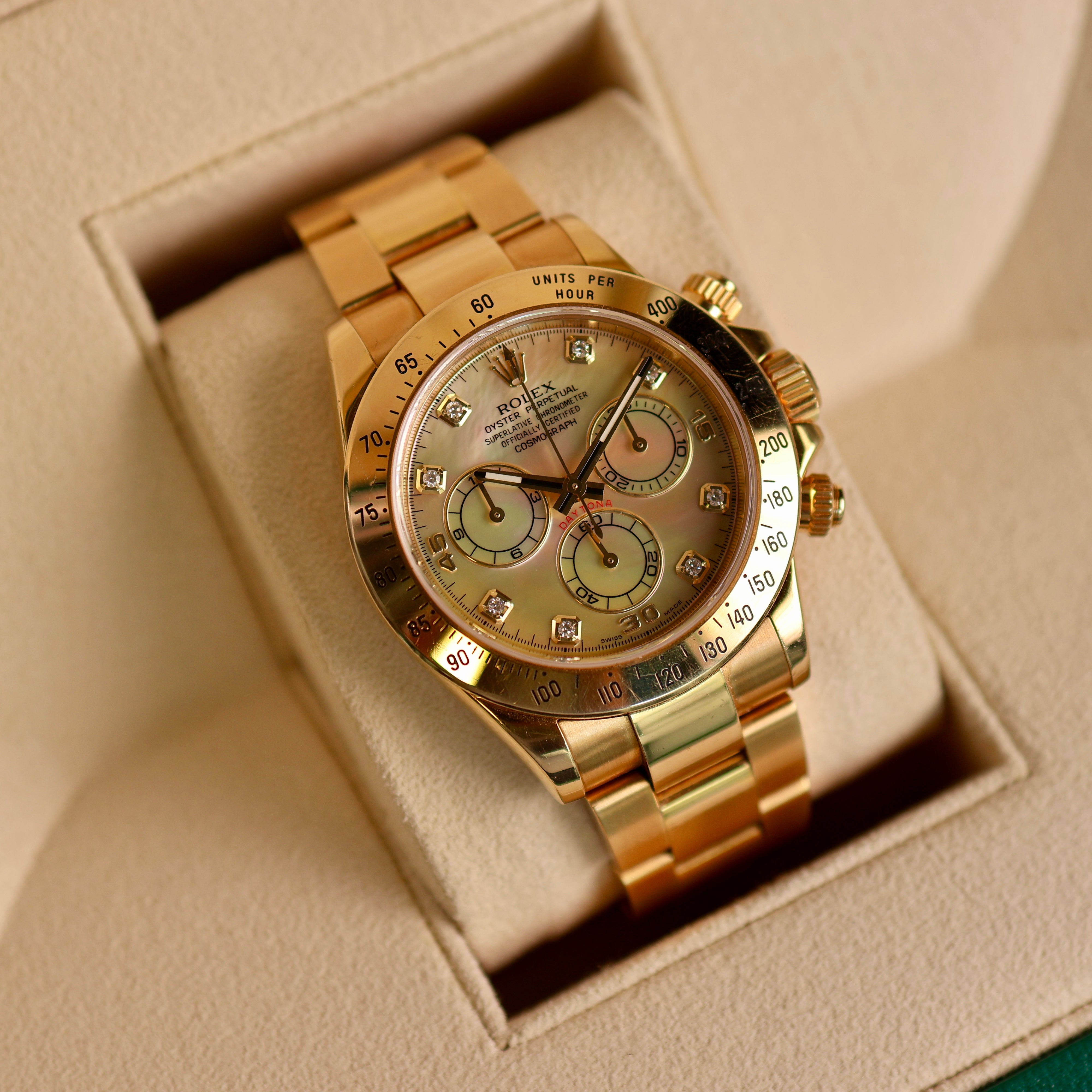 Rolex Daytona Yellow MOP Dial 116528