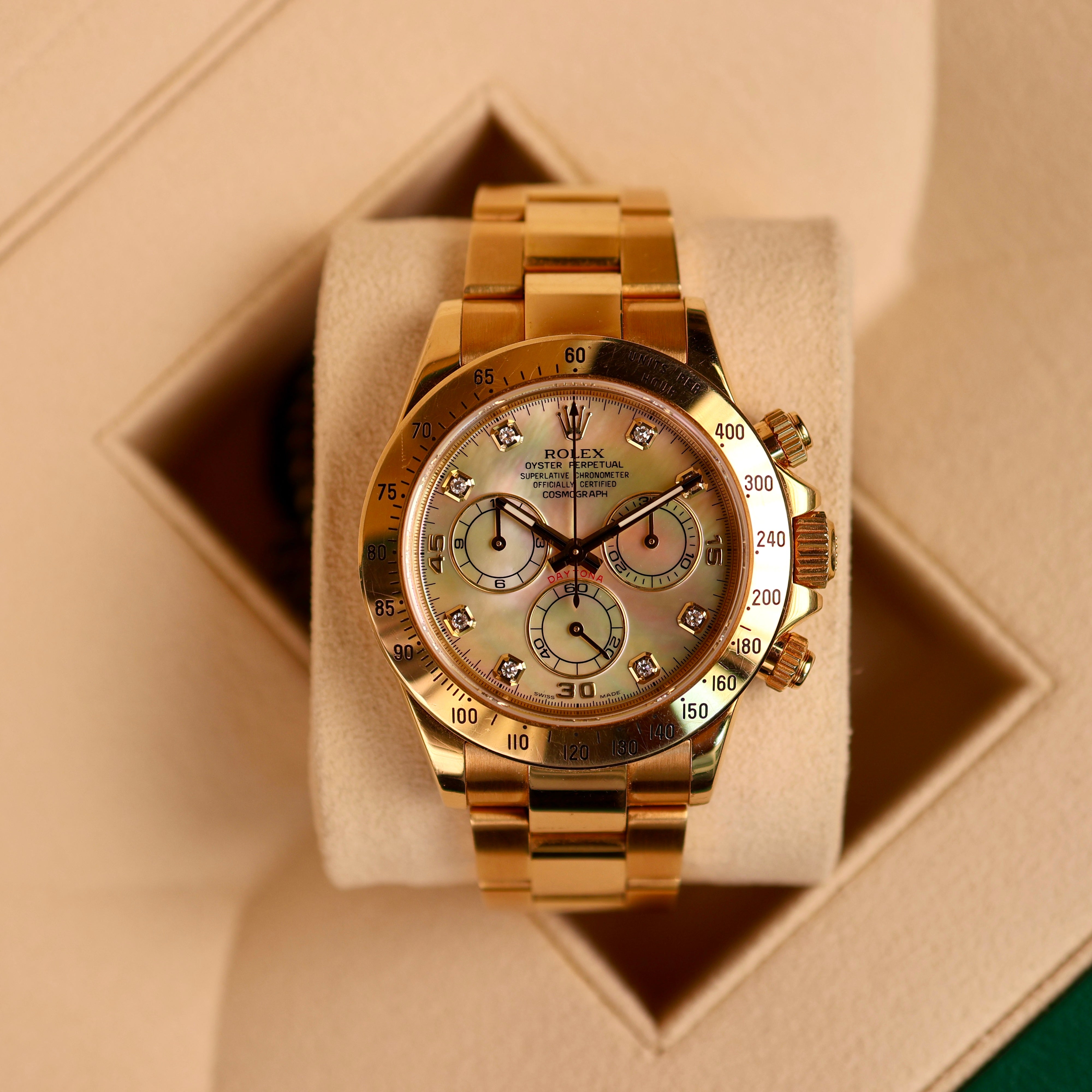 Rolex Daytona Yellow MOP Dial 116528