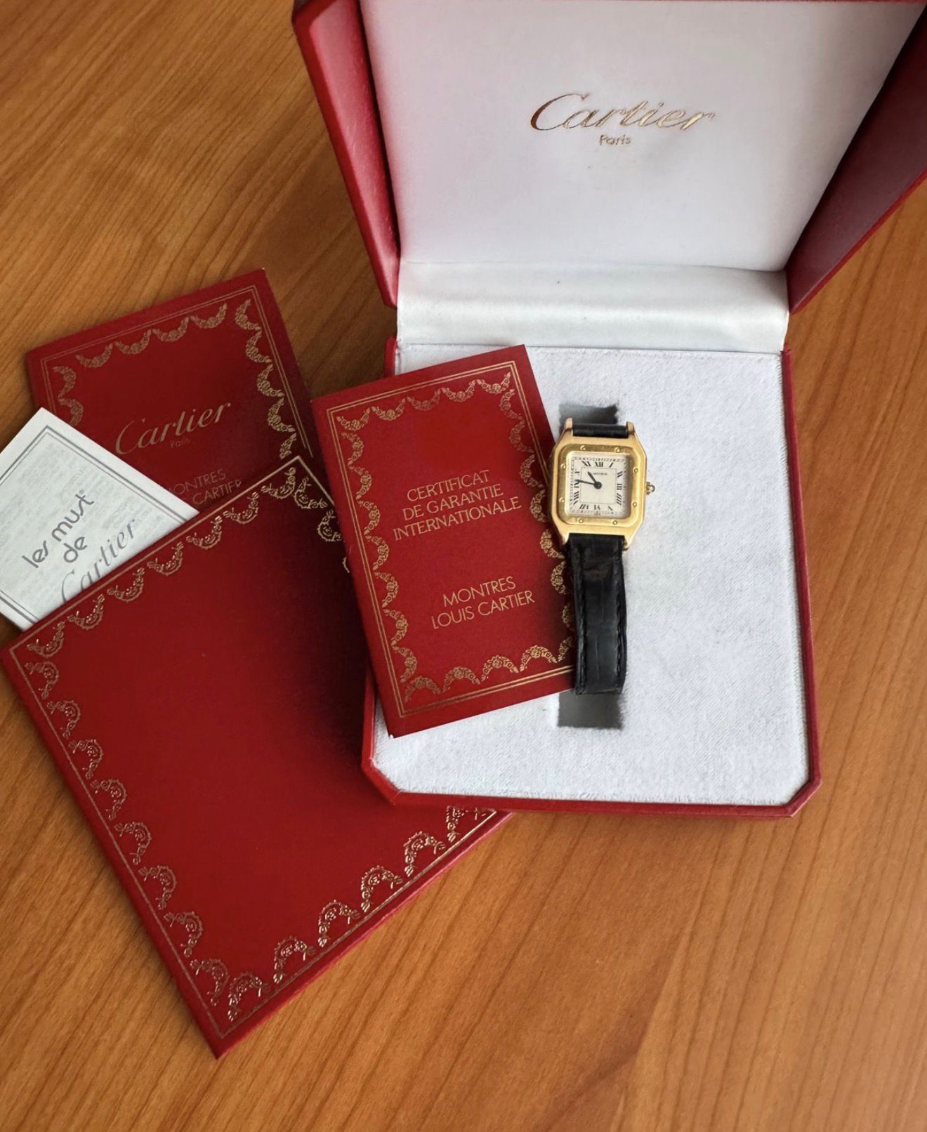 Cartier Santos Dumont Yellow Gold 8210