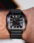 Cartier Santos Black ADLC Steel WSSA0039